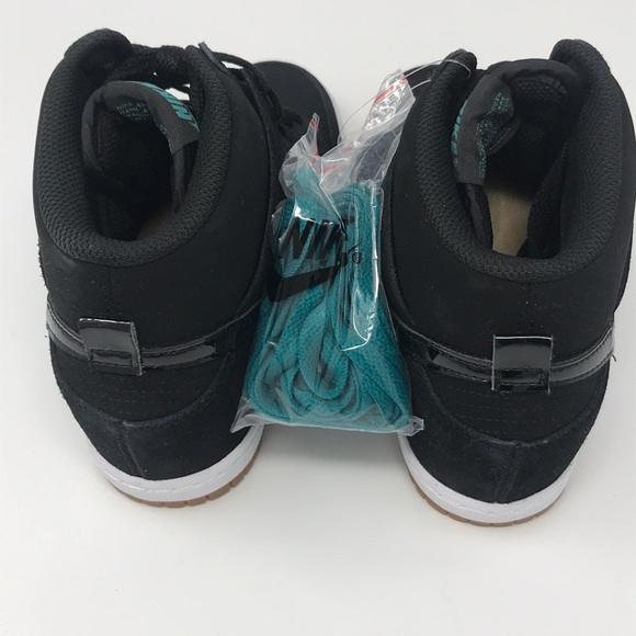 Nike dunk ski hi black gum bottom wedge - Picture 5 of 6